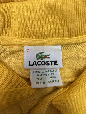 LACOSTE/ラコステ/ポロシャツ/トップス/イエロー/7