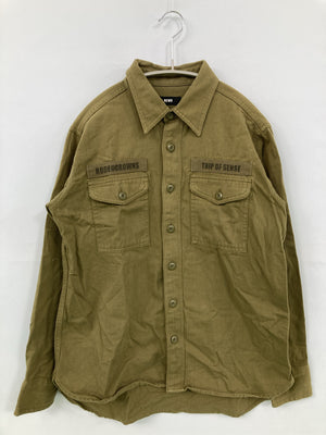 RCWB/シャツ/ブラウス/トップス/カーキ/S