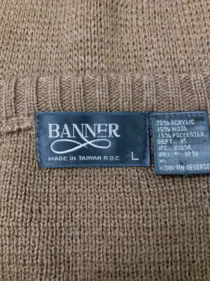 BANNER/ベスト/トップス/ベージュ/L