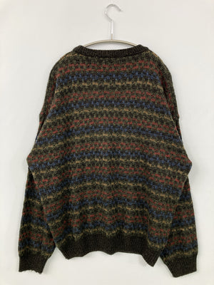 GEOFFREY BEENE/ジェフリービーン/ニット/セーター/トップス/グレー/L/G