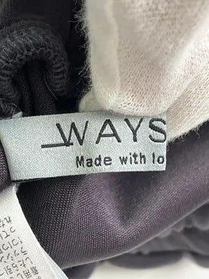 WAYS WILL/スウェットパンツ/パンツ/ブラック/F