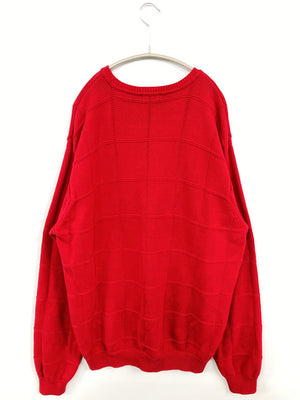 IZOD/アイゾッド/ニット/セーター/トップス/レッド/L