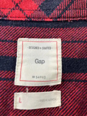 GAP/ギャップ/シャツ/ブラウス/トップス/レッド/L