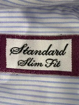 Standard Slim Fit/ビジネスシャツ/トップス/ホワイト