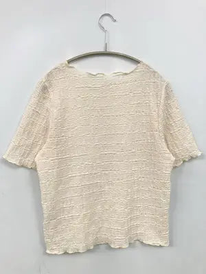 Melan Cleuge/メランクルージュ/Tシャツ/カットソー/トップス/アイボリー/M