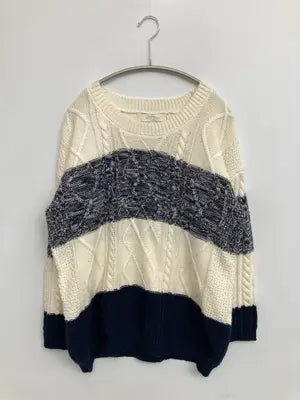 CECIL McBEE/セシルマクビー/ニット/セーター/トップス/ホワイト/M