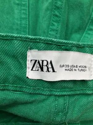 ZARA/ザラ/デニムパンツ/パンツ/グリーン/USA 6