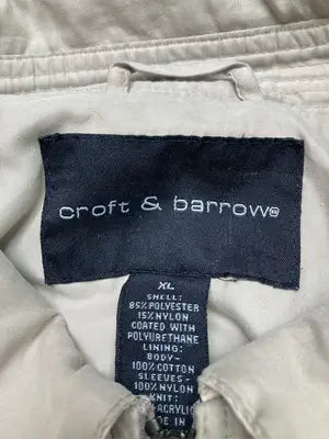 croft&barrow/クラフトアンドバロー/ナイロンジャケット/ジャケット/アウター/ベージュ/XL