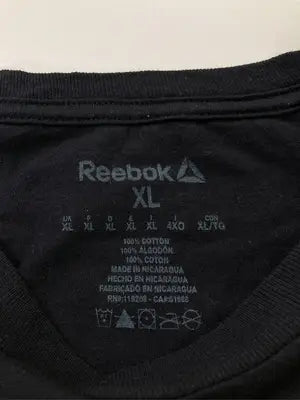 Reebok/リーボック/Tシャツ/カットソー/トップス/ブラック/XL