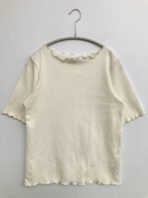 Linoluce/リノルーチェ/Tシャツ/カットソー/トップス/ホワイト/L