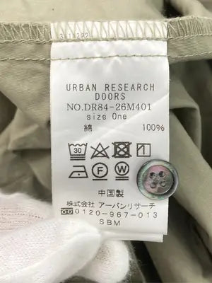 URBAN RESEARCH DOORS/アーバンリサーチドアーズ/シャツワンピース/ワンピース/ドレス/カーキ/One