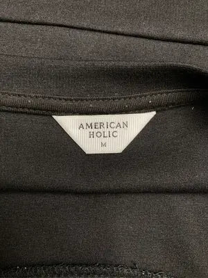 AMERICAN HOLIC/アメリカンホリック/Tシャツ/カットソー/トップス/ブラック/M