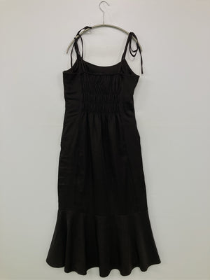 NICE CLAUP/ナイスクラップ/ドレス/ワンピース/ドレス/ブラック/F