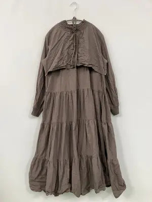 JUNOAH/ジュノア/ワンピース/ワンピース/ドレス/ブラウン/M