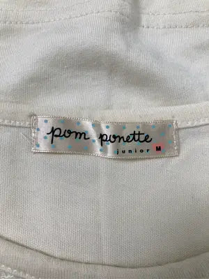 pom ponette/Tシャツ/カットソー/トップス/ホワイト/M