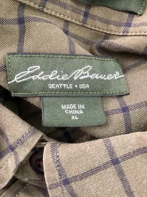 Eddie Bauer/エディーバウアー/シャツ/ブラウス/トップス/カーキ/XL