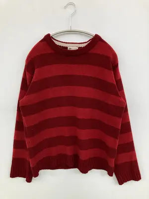 AUTHENTIC GARMENT/ニット/セーター/トップス/レッド/M
