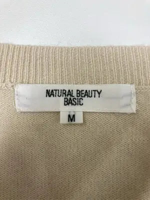 NATURAL BEAUTY BASIC/ナチュラルビューティーベーシック/ニット/セーター/トップス/ベージュ/M