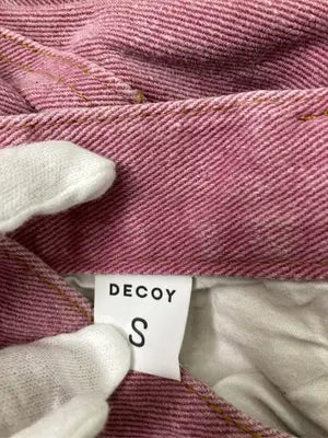 DECOY/デニムパンツ/パンツ/ピンク/S