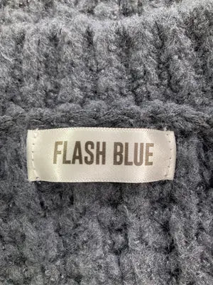 FLASH BLUE/フラッシュブルー/ニット/セーター/トップス/グレー/L