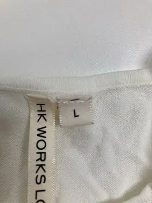 HK WORKS LONDON/エイチケーワークスロンドン/Tシャツ/カットソー/トップス/ホワイト/L
