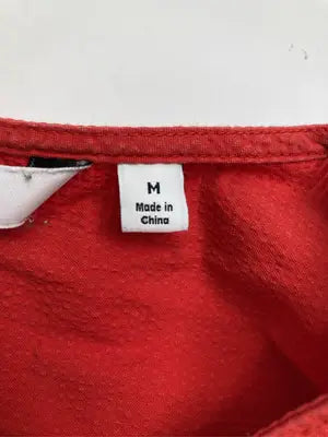 UNIQLO AND LEMAIRE/ワンピース/ワンピース/ドレス/レッド/M
