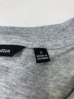 premium cotton/Tシャツ/カットソー/トップス/グレー/S