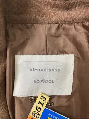 kimseoryong/チェスターコート/ジャケット/アウター/ブラウン/胸囲85cm