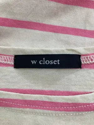 w closet/ダブルクローゼット/Tシャツ/カットソー/トップス/ベージュ/F