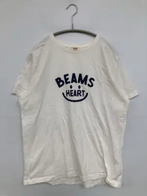 BEAMS HEART/ビームスハート/Tシャツ/カットソー/トップス/ホワイト/L