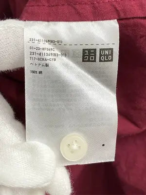 UNIQLO/ユニクロ/シャツ/ブラウス/トップス/レッド/M