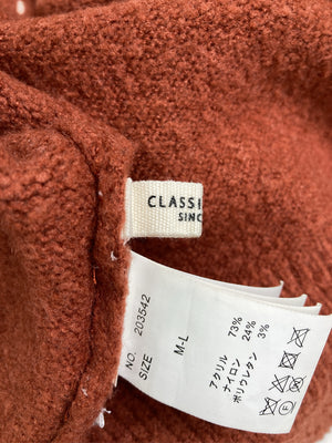 CLASSICAL ELF/クラシカルエルフ/ニット/セーター/トップス/ブラウン/M-L