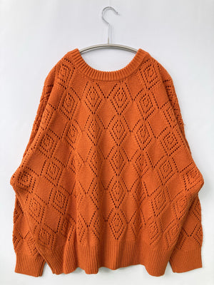 MLI'A/カーディガン/ボレロ/トップス/オレンジ/M