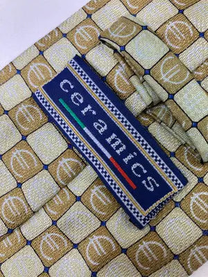 ceramics/ネクタイ/ファッション雑貨/ベージュ