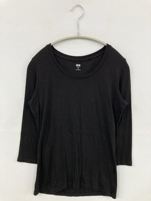 UNIQLO/ユニクロ/Tシャツ/カットソー/トップス/ブラック/M