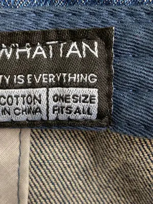 NEWHATTAN/ニューハッタン/キャップ/帽子/ネイビー/ONESIZE FITS ALL