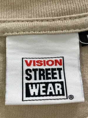 VISION STREET WEAR/ヴィジョンストリートウェア/Tシャツ/カットソー/トップス/ベージュ/L