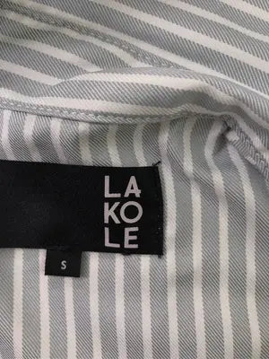 LAKOLE/ラコレ/シャツ/ブラウス/トップス/グレー/S
