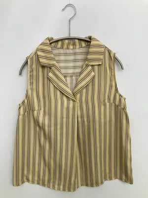 CECIL McBEE/セシルマクビー/ノースリーブ/トップス/ベージュ/M