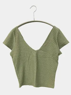 HOLLISTER/ホリスター/Tシャツ/カットソー/トップス/カーキ/M