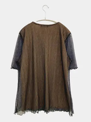 Lavelles/Tシャツ/カットソー/トップス/ブラウン/F