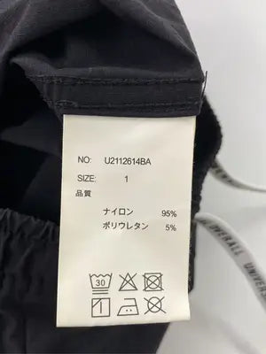 UNIVERSAL OVERALL/ユニバーサルオーバーオール/その他パンツ/パンツ/ブラック/1