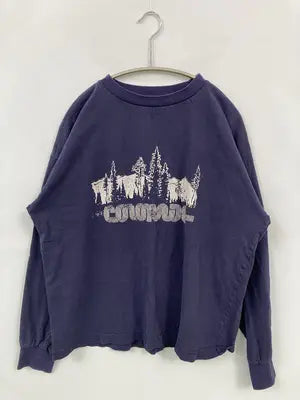 HANDTEX/Tシャツ/カットソー/トップス/ネイビー
