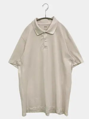 UNIQLO/ユニクロ/ポロシャツ/トップス/ベージュ/XL