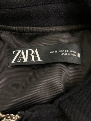 ZARA/ザラ/ブルゾン/ジャケット/アウター/ブラック/EUR XS/USA XS/MEX 24