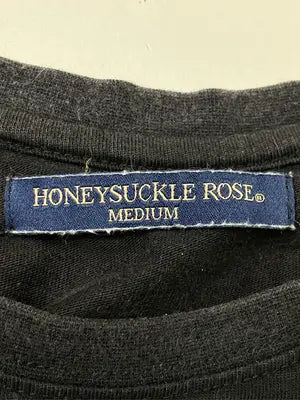 HONEYSUCKLE ROSE/ハニーサックルローズ/Tシャツ/カットソー/トップス/ブラック/MEDIUM