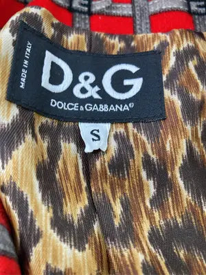 D&G/ダウンジャケット/コート/ジャケット/アウター/レッド/S