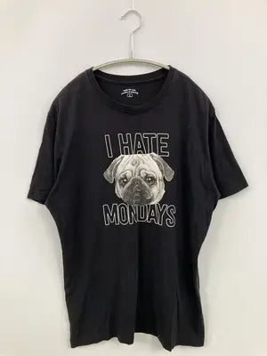 Tシャツ/カットソー/トップス/ブラック/L  胸囲96～104