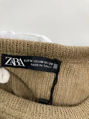 ZARA/ザラ/ニット/セーター/トップス/ブラウン/USA M