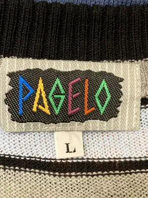 PAGELO/パジェロ/ニット/セーター/トップス/ブルー/L